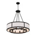 Crystorama - BRY-8008-BF - Eight Light Chandelier - Bryant - Black Forged