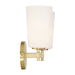 Crystorama - COL-102-AG - Two Light Wall Sconce - Colton - Aged Brass