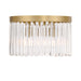 Crystorama - EMO-5400-MG - Four Light Flush Mount - Emory - Modern Gold