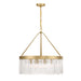 Crystorama - EMO-5406-MG - Eight Light Chandelier - Emory - Modern Gold