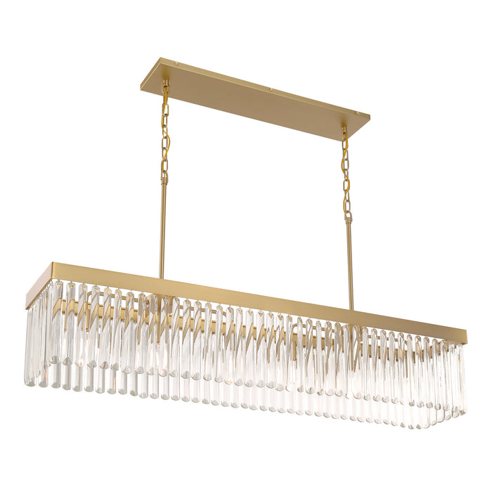 Crystorama - EMO-5407-MG - Six Light Chandelier - Emory - Modern Gold