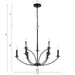 Crystorama - MIL-8009-BK - Nine Light Chandelier - Mila - Black