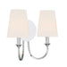 Crystorama - PAY-922-CH - Two Light Wall Sconce - Payton - Polished Chrome