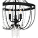 Quoizel - ADL1716MBK - Three Light Semi Flush Mount - Adelaide - Matte Black