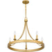 Quoizel - APN5026LG - Five Light Chandelier - Aspyn - Light Gold