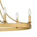 Quoizel - APN636LG - Six Light Island Chandelier - Aspyn - Light Gold