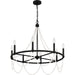 Quoizel - BGA5030MBK - Eight Light Chandelier - Brigitta - Matte Black