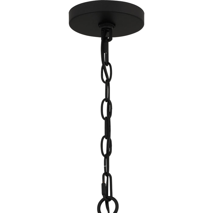 Quoizel - BGA5030MBK - Eight Light Chandelier - Brigitta - Matte Black