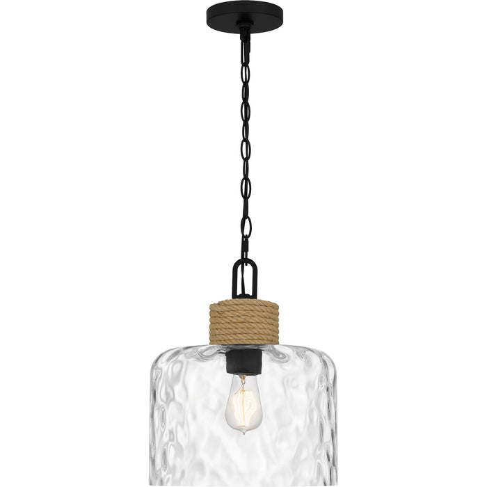 Quoizel - BTC1512MBK - One Light Mini Pendant - Baltic - Matte Black