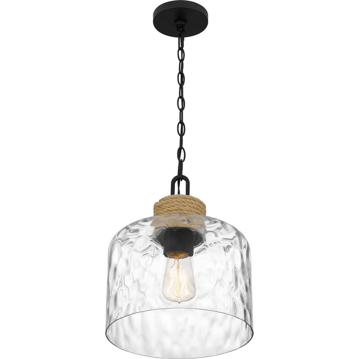 Quoizel - BTC1512MBK - One Light Mini Pendant - Baltic - Matte Black