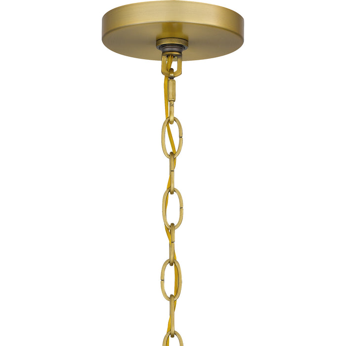 Quoizel - BYN2824AB - Five Light Pendant - Bryn - Aged Brass