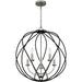 Quoizel - BYN2824AN - Five Light Pendant - Bryn - Antique Nickel