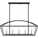 Quoizel - COB540MBK - Five Light Island Chandelier - Concho Bay - Matte Black