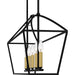 Quoizel - COB540MBK - Five Light Island Chandelier - Concho Bay - Matte Black