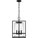 Quoizel - DMN1514EK - Four Light Pendant - Damien - Earth Black