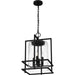 Quoizel - DMN1514EK - Four Light Pendant - Damien - Earth Black