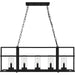 Quoizel - DMN537EK - Five Light Island Chandelier - Damien - Earth Black