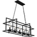 Quoizel - DMN537EK - Five Light Island Chandelier - Damien - Earth Black