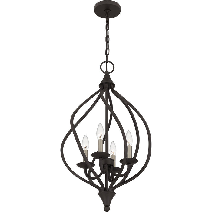 Quoizel - DUP2816OZ - Four Light Pendant - Dupont - Old Bronze