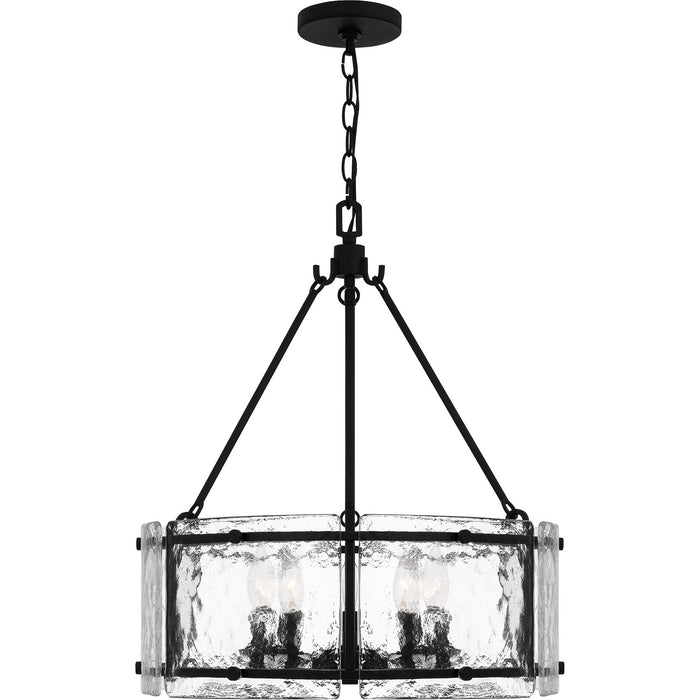 Quoizel - FTS2821EK - Five Light Pendant - Fortress - Earth Black