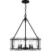 Quoizel - FTS2821EK - Five Light Pendant - Fortress - Earth Black