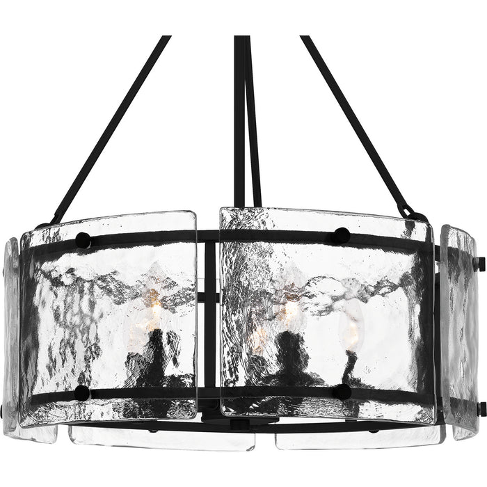 Quoizel - FTS2821EK - Five Light Pendant - Fortress - Earth Black