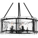 Quoizel - FTS2821EK - Five Light Pendant - Fortress - Earth Black