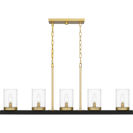 Quoizel - GRL539MBK - Five Light Island Chandelier - Greeley - Matte Black