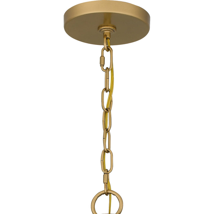 Quoizel - KEL5025NWS - Five Light Chandelier - Kelleher - Nouveau Painted Weathered Brass