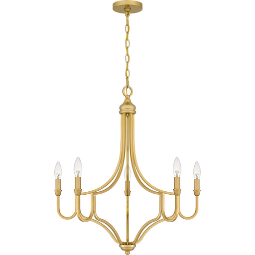 Quoizel - MAB5026LG - Five Light Chandelier - Mabel - Light Gold