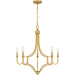 Quoizel - MAB5026LG - Five Light Chandelier - Mabel - Light Gold