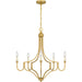 Quoizel - MAB5026LG - Five Light Chandelier - Mabel - Light Gold