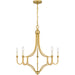 Quoizel - MAB5026LG - Five Light Chandelier - Mabel - Light Gold