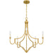 Quoizel - MAB5026LG - Five Light Chandelier - Mabel - Light Gold