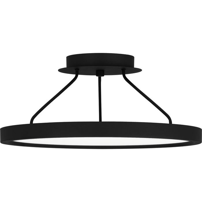 Quoizel - OST1815EK - LED Semi Flush Mount - Outskirts - Earth Black