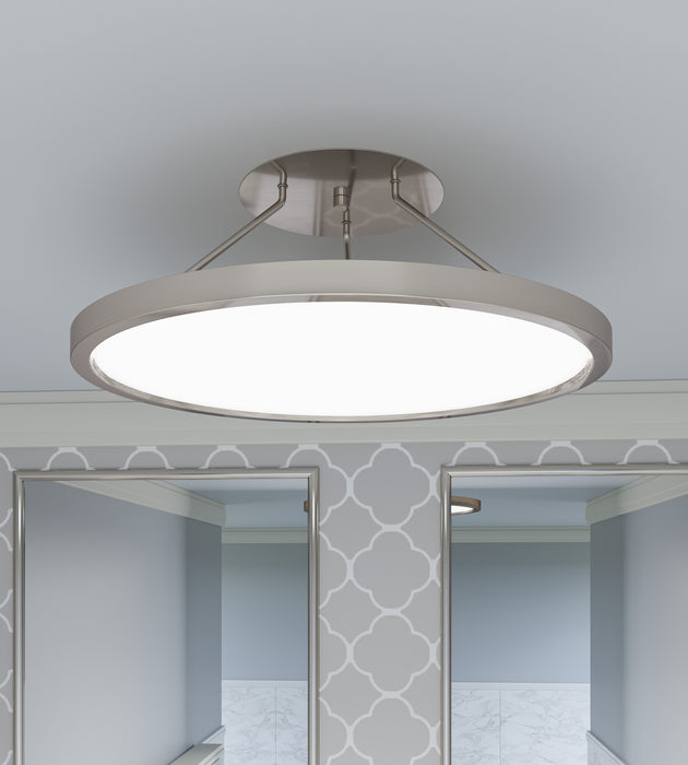 Quoizel - OST1820BN - LED Semi Flush Mount - Outskirts - Brushed Nickel