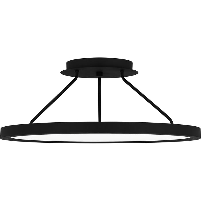 Quoizel - OST1820EK - LED Semi Flush Mount - Outskirts - Earth Black