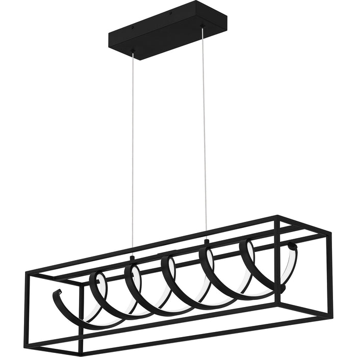 Quoizel - PCARN132MBK - LED Island Chandelier - Amaranth - Matte Black