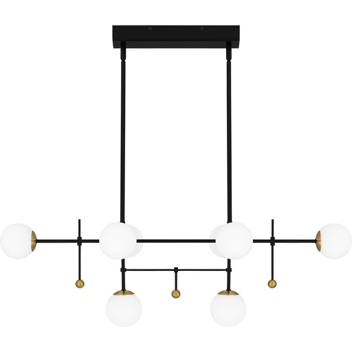 Quoizel - PCBRE839MBK - LED Island Chandelier - Blaire - Matte Black