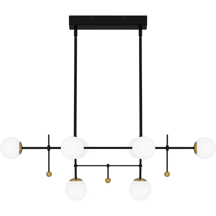 Quoizel - PCBRE839MBK - LED Island Chandelier - Blaire - Matte Black