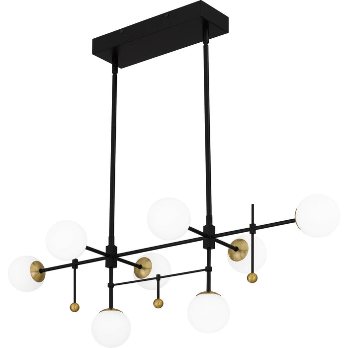 Quoizel - PCBRE839MBK - LED Island Chandelier - Blaire - Matte Black