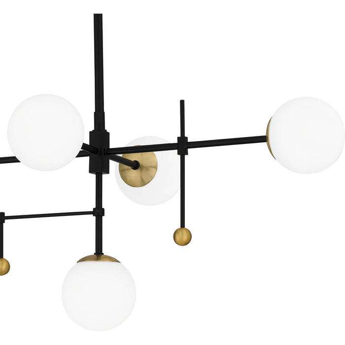 Quoizel - PCBRE839MBK - LED Island Chandelier - Blaire - Matte Black