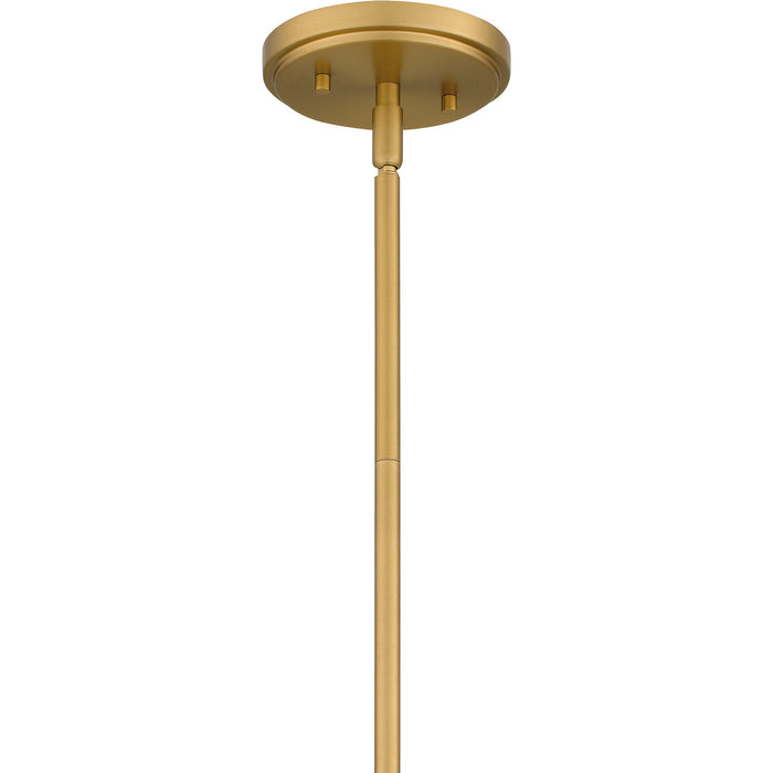 Quoizel - PCDPR1510BWS - One Light Mini Pendant - Dupree - Brushed Weathered Brass