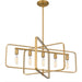 Quoizel - PCDPR534BWS - Five Light Island Chandelier - Dupree - Brushed Weathered Brass