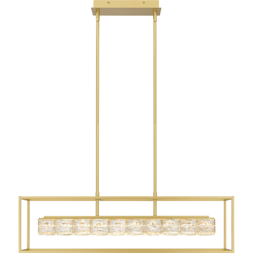 Quoizel - PCDZ136SGD - LED Linear Chandelier - Dazzle - Soft Gold