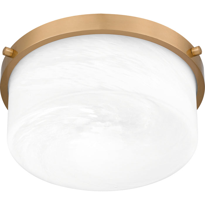 Quoizel - QFL5590AB - Two Light Flush Mount - Quoizel Flush Mount - Aged Brass