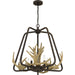 Quoizel - QOP5616RK - Five Light Pendant - Quoizel Oversized Pendant - Rustic Black