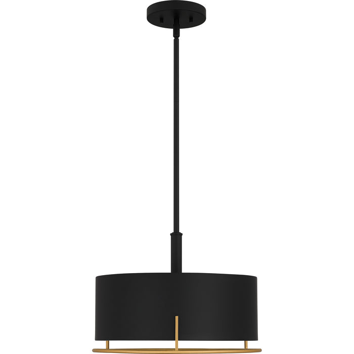 Quoizel - QP5580MBK - Three Light Pendant - Quoizel Pendant - Matte Black