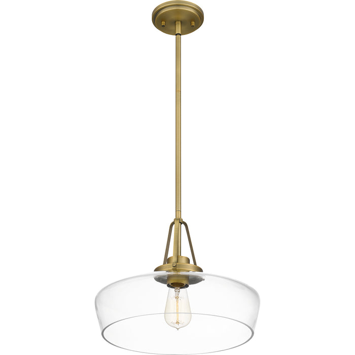 Quoizel - QP5584AB - One Light Pendant - Quoizel Pendant - Aged Brass