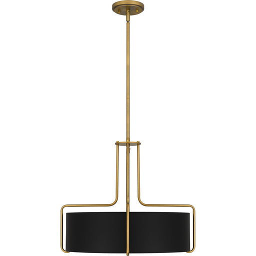 Quoizel - QP5596AB - Four Light Pendant - Quoizel Pendant - Aged Brass